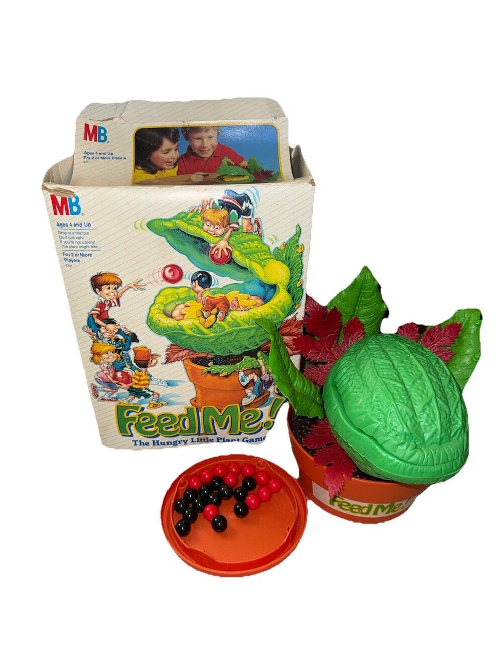 1987 Feed Me! The Hungry Little Plant Game Milton Bradley Little Shop Of Horrors